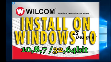 how to Install Wilcom v9 single setup On Windows 10 32bit Single video