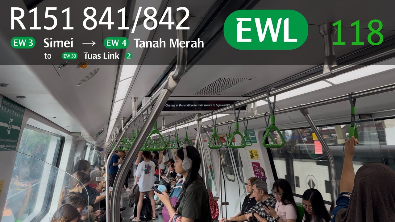 [SMRT] [Different Announcements] Alstom Movia R151 [841/842] - Simei ...