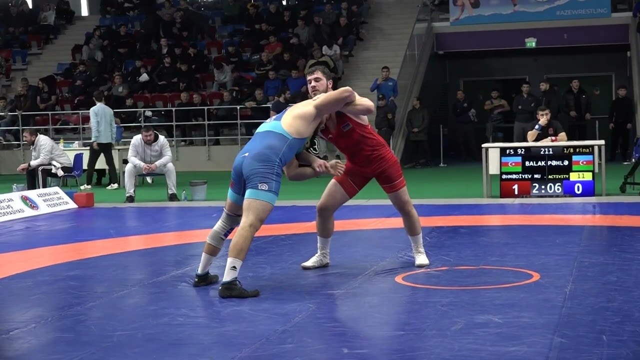1/8 final FS - 92 kg: Murad Əhmədiyev - Nurlan İbrahimli