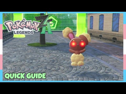 Shiny Alpha Buneary 6IV + EVs Pokemon Legends ZA Fast