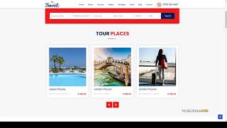 Travellia - Travel Landing One Page HTML Template tourism tour