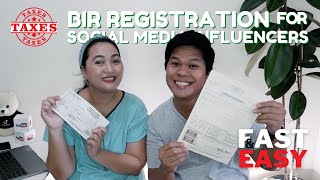 How to Register in BIR: Tax for Social Media Influencers and Freelancers | Omni and Bryce