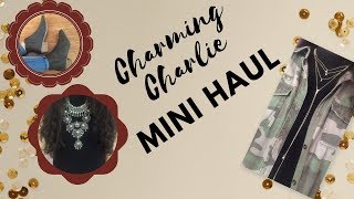 CHARMING CHARLIE MINI HAUL (FALL ANKLE BOOTS, EARRINGS, NECKLACES)