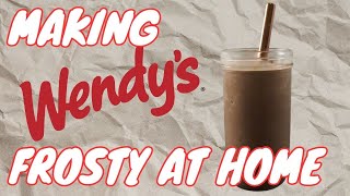 COPYCAT Wendy's Frosty Recipe - NO Ice Cream Maker NEEDED!