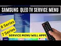 Samsung QLED TV Service Menu