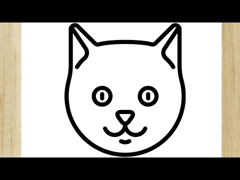Vídeo: Como Desenhar A Cara De Um Gato