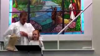 Baptism of Michael, Hannah, and Charis. July 30, 2017 NO GREATER JOY!
