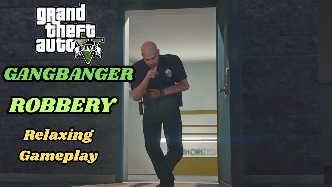 Relaxing Soft Spoken GTA Online Gameplay | Gangbanger Robbery & Police Uniform