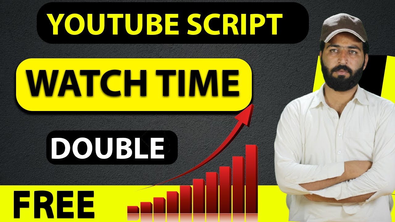 Watch Time Double  - Write Script For YouTube Videos (Easy Method) Junaid Qaisrani