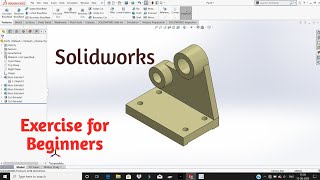 Solidworks Basic Exercise #4 for Beginners | Solidworks | 3D Model