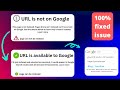 How to fix url is not on google  index your pages