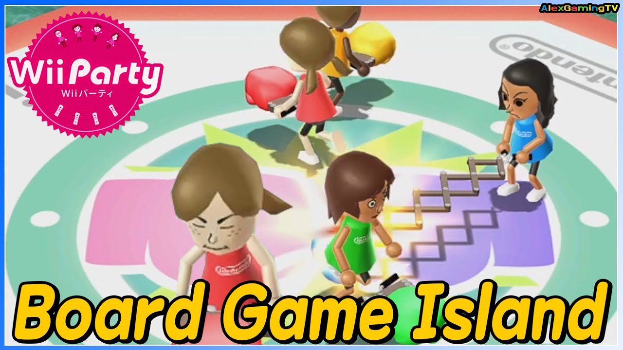 Wii Party Board Game Island Master Com Guest D Vs Lucia Vs Yoko Vs Emma Alexgamingtv Youtube