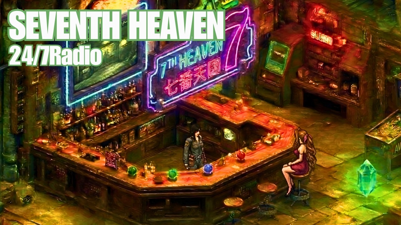 A Warm Bar at the Pillar's Edge · 12H Cozy JRPG Lo-Fi for Study & Rest
