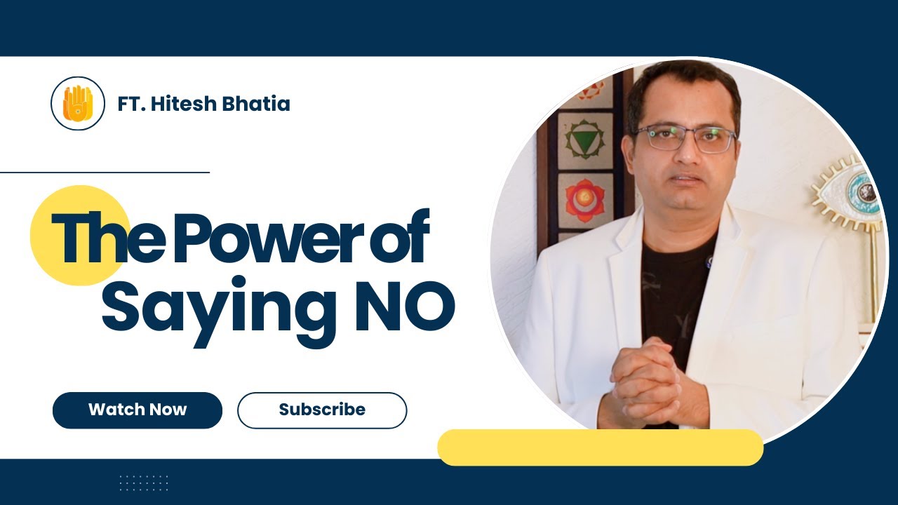 The Power Of Saying No - YouTube