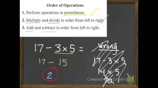 Order of Operations 7-7