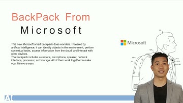backpack from Microsoft powered by AI