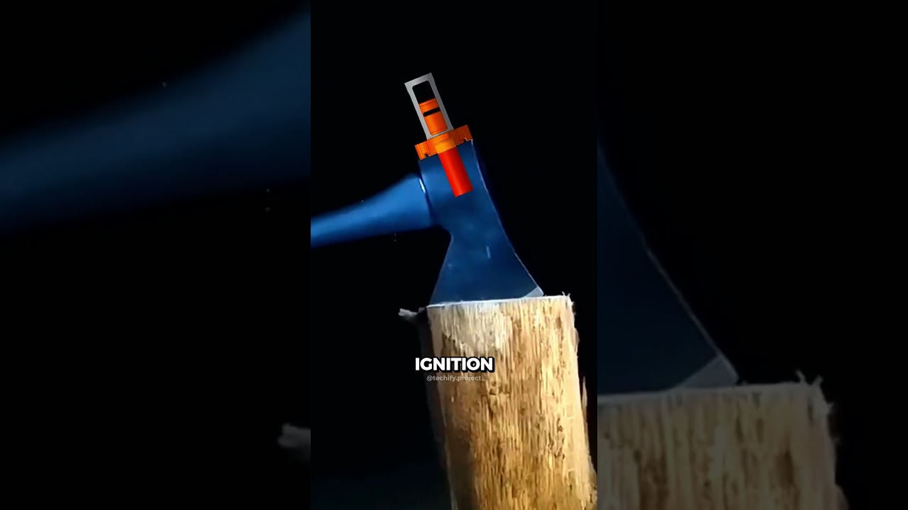 Этот топор-дробовик крушит всё 😮