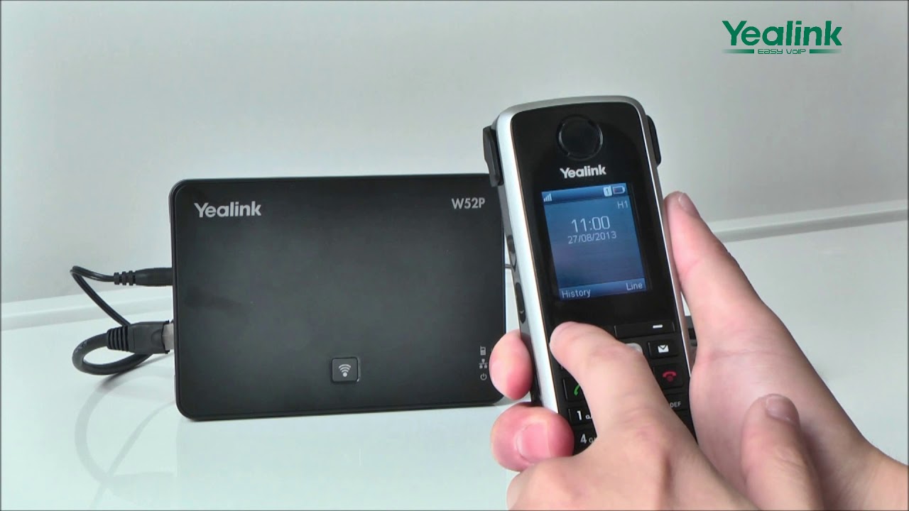 W52P DECT IP Phone - History