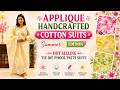 APPLIQUÉ HANDCRAFTED & PHOOL PATTI KOTA DORIA SUMMER EDITION PURE COTTON SUITS #ethnicfashion #suit