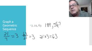 Graph a Geometric Sequence