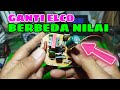 PRAKTEK‼️Ganti elco pada mesin lampu dengan nilai yg berbeda aslinya