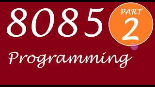 2. Introduction to Registers in simulator 8085