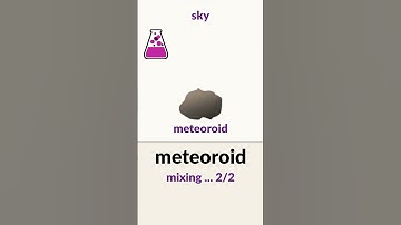 How to use the METEOROID in Little Alchemy