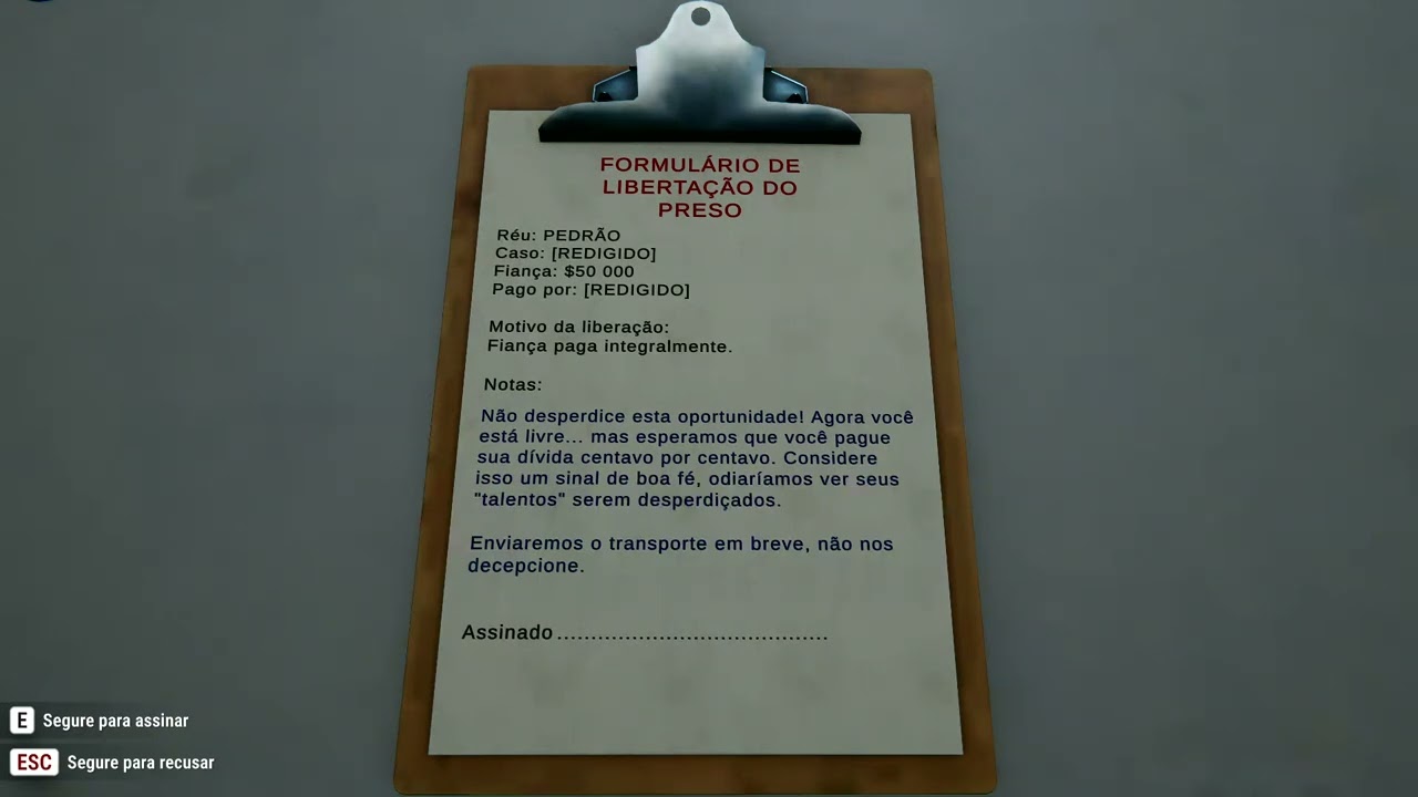 Crime Simulator DEMO acabou