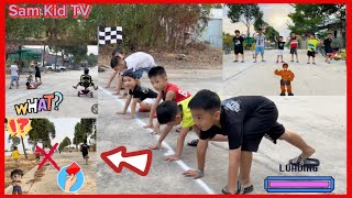 Thử Thách Chạy Đua | Cười Vỡ Bụng Sam Kid TV