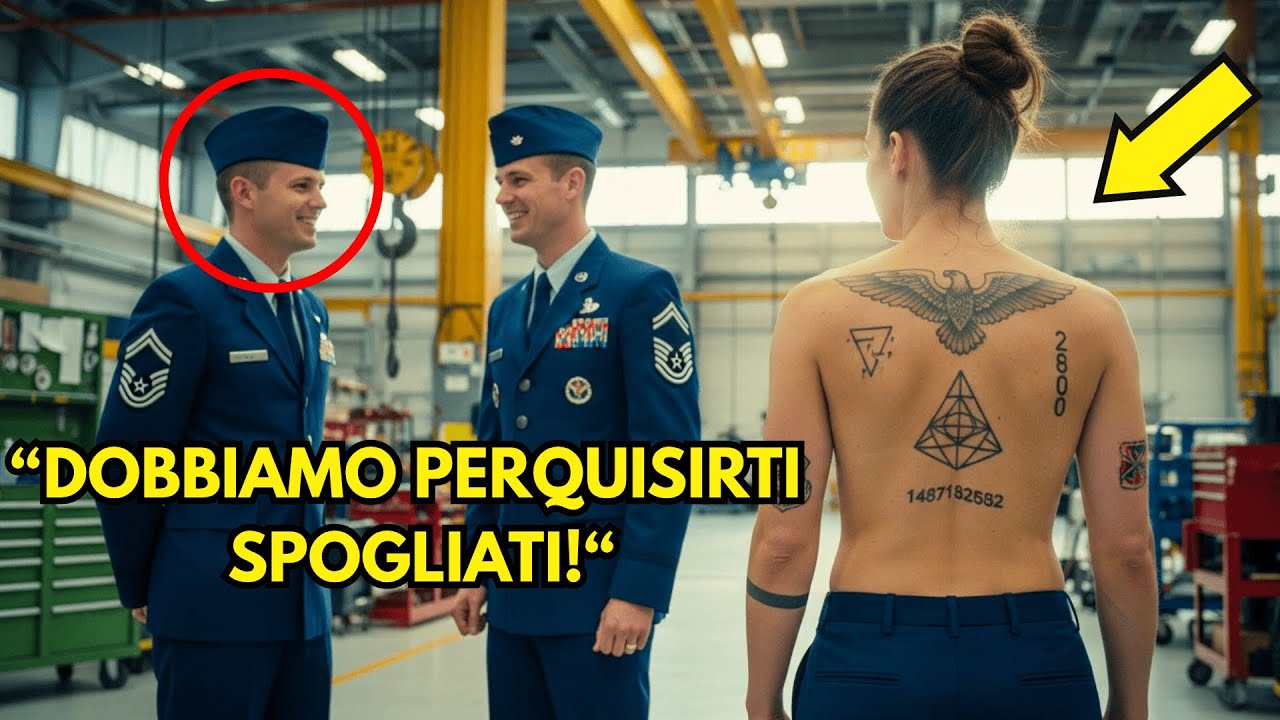 La spogliarono davanti a tutti — il comandante gelò vedendo il tatuaggio sulla sua schiena