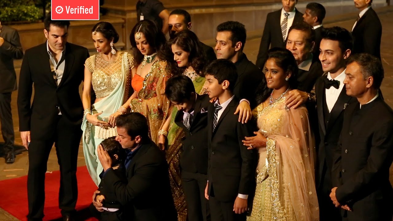 Salman Khan Sister Arpita Wedding Reception - YouTube