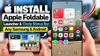 Install Apple DUO Launcher on Any Samsung & Android! 🔥 Foldable UI screenshot 3