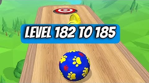 Going Balls SpeedRun Gameplay. Level 182 - 185.