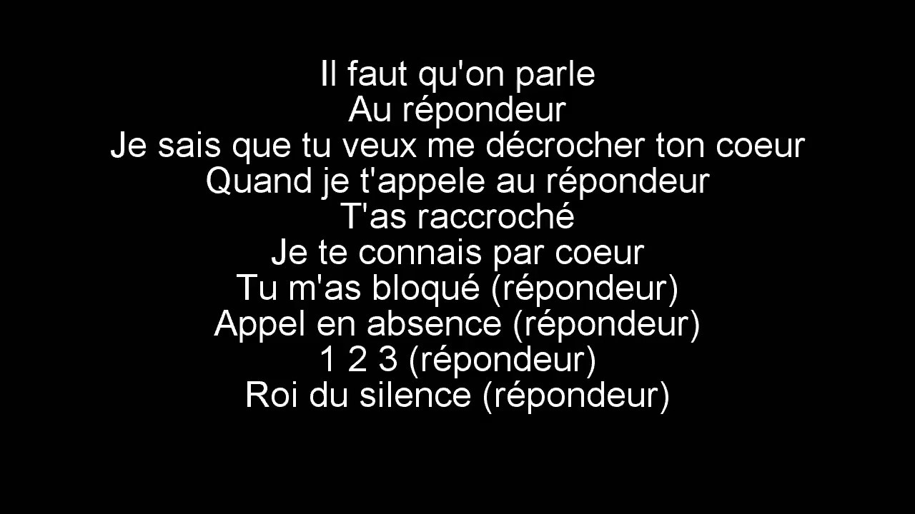 Abou Debeing Répondeur Audio Lyrics