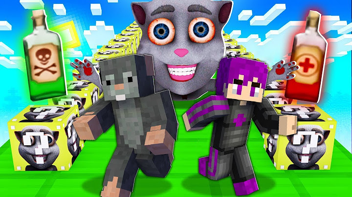 ماين كرافت : بلوكات حظ توم المتكلم النسخة المرعبة | minecraft !! 😨🔥