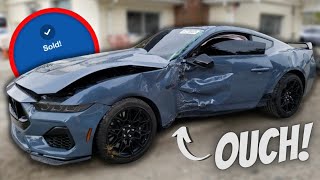 1st Wrecked S650 Mustang SELLS at Copart Salvage Auction!