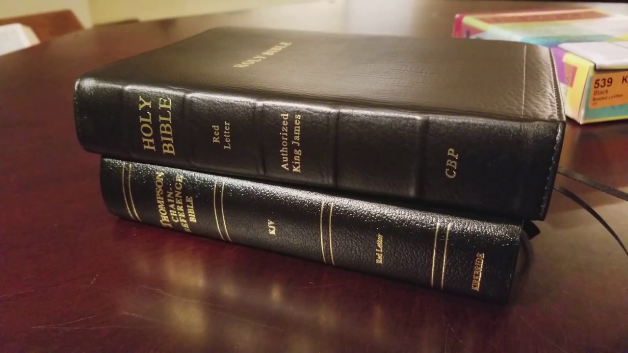 Handsize Thompson Chain Comparison Review - CHURCH BIBLE PUBLISHERS vs. KIRKBRIDE