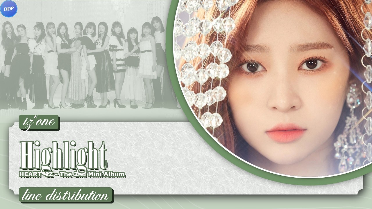 IZ*ONE (아이즈원) - Highlight (Line Distribution) - YouTube
