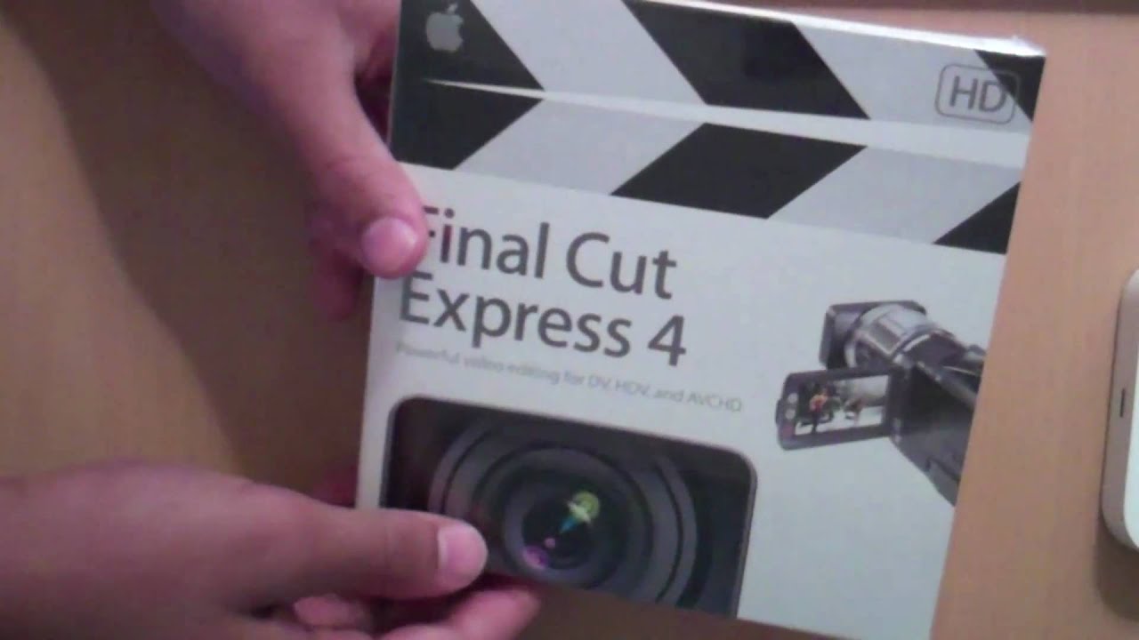 Final Cut Express 4 Unboxing