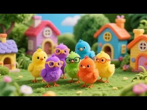 Catch Color Chicken, Cute Chicken, Rainbow Chicken, Rabbit, Duck, Cute ...