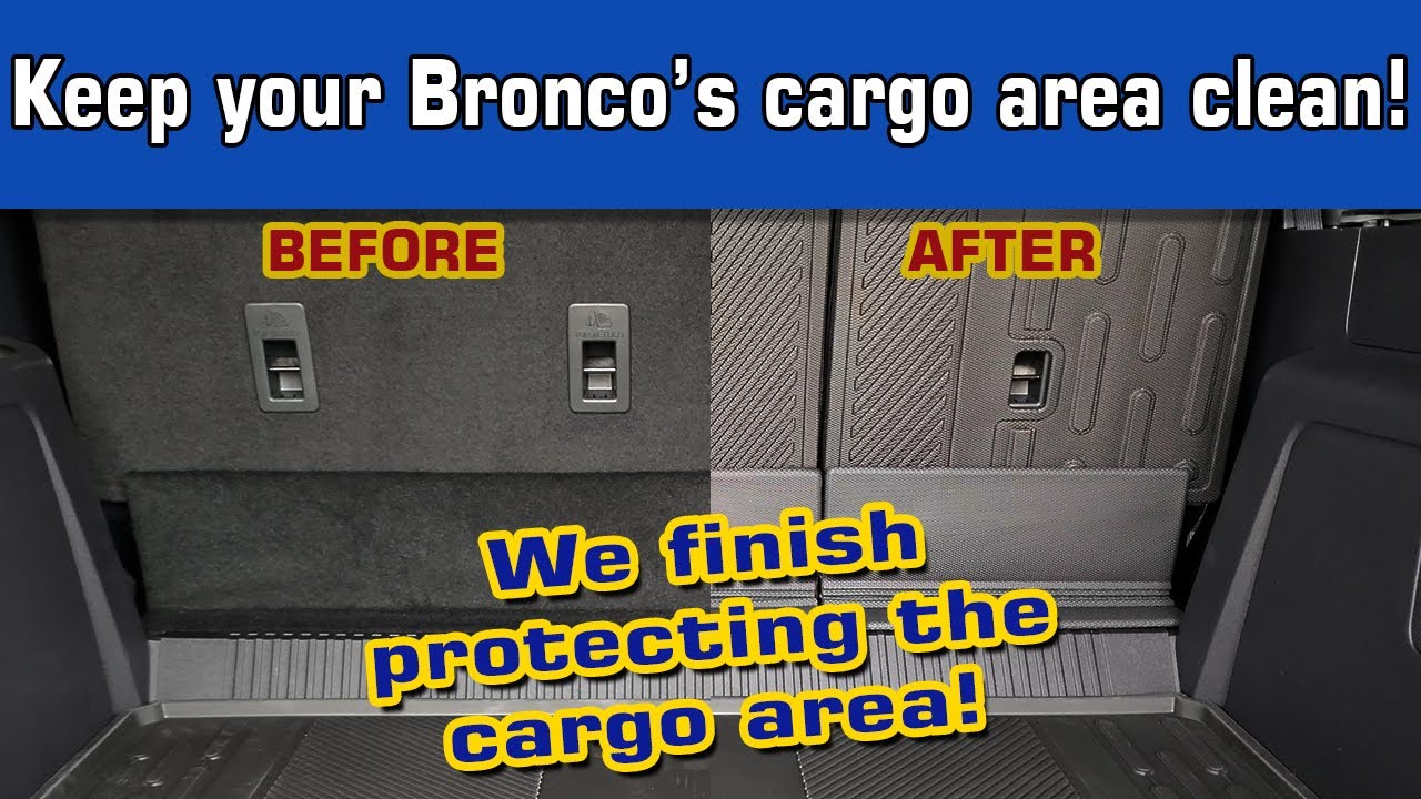 Ford Bronco Rear Seatback Cover Rubber Protector Liners Covers - Unboxing, Install, Review