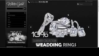 Jewelry Prestashop Themes - White Gold screenshot 4