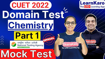 CUET Answer Key | CUET Mock Test - Chemistry Domain | Official Mock Test By NTA🔥