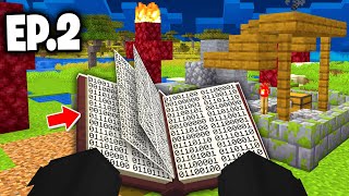 I FOUND MYSTERIOUS BOOKS WITH STRANGE CODES IN MY MINECRAFT SERVER AND...  EP.2