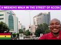 A Walk Through The Quiet Street Of Accra, Ghana