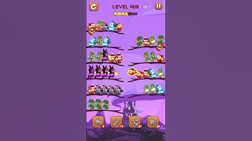 Bird Sort 2: Color Puzzle Level 408 #games #gaming #gameplay