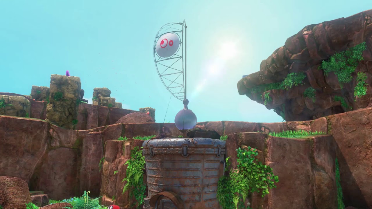 Super Mario Odyssey Cutscenes Cascade Kingdom Discovering the