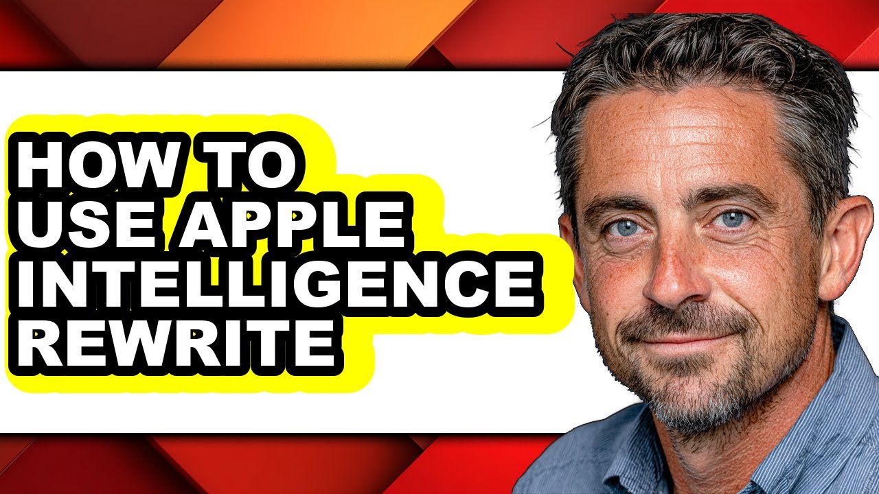 How to Use Apple Intelligence Rewrite (only Way)