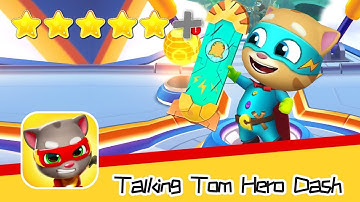 Talking Tom Hero Dash - Outfit7 Limited - Day33 Walkthrough Adventurer Recommend index five stars