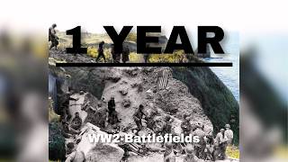 1 Year of WW2 Battlefields | Then vs Now